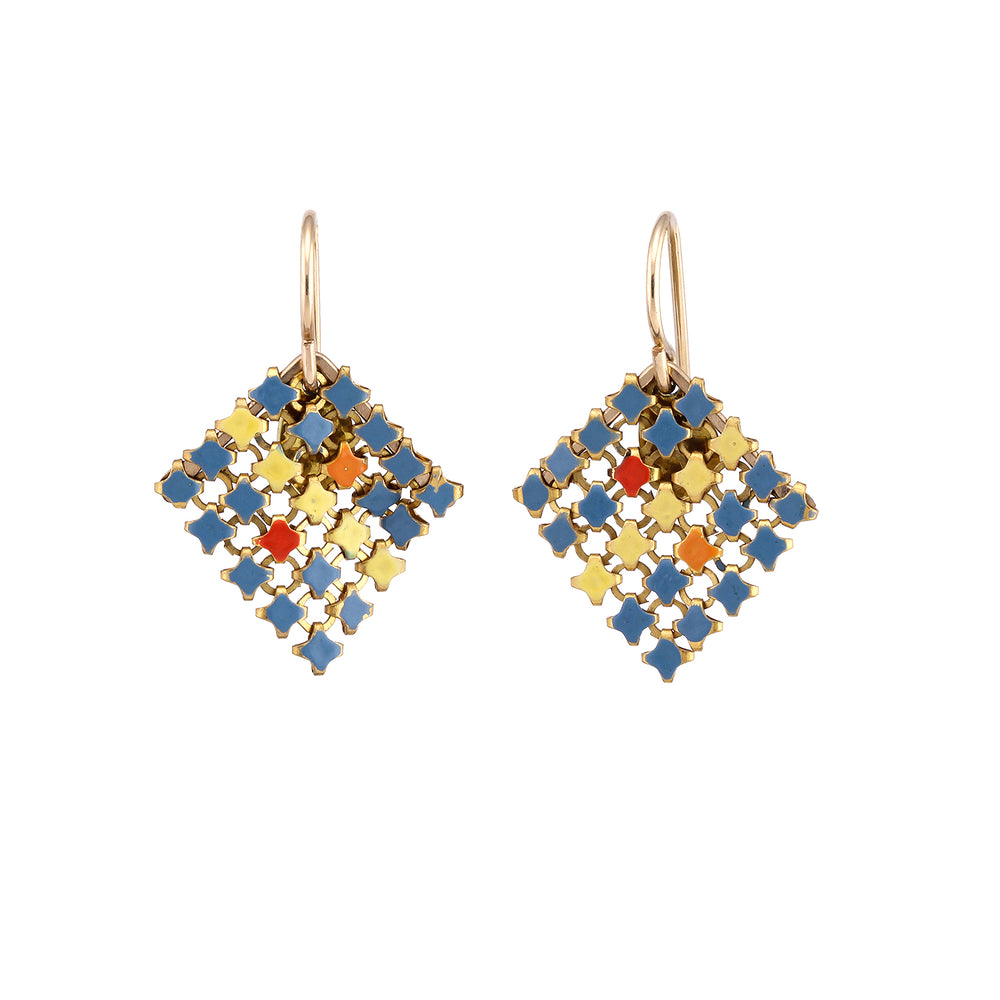 
            
                Load image into Gallery viewer, Front-facing view of Circus Mini Earrings by Maral Rapp
            
        