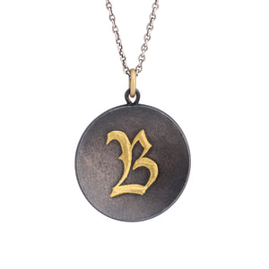 
            
                Load image into Gallery viewer, Front-facing view of N 325 Uppercase Letter &amp;quot;B&amp;quot; Charm by Edna Madera
            
        