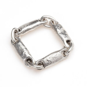 
            
                Load image into Gallery viewer, Jason ring in sterling silver by Betsy Barron
            
        