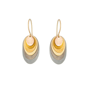 
            
                Load image into Gallery viewer, Front-facing view of Rainbow Plume Earrings by Sia Taylor.
            
        
