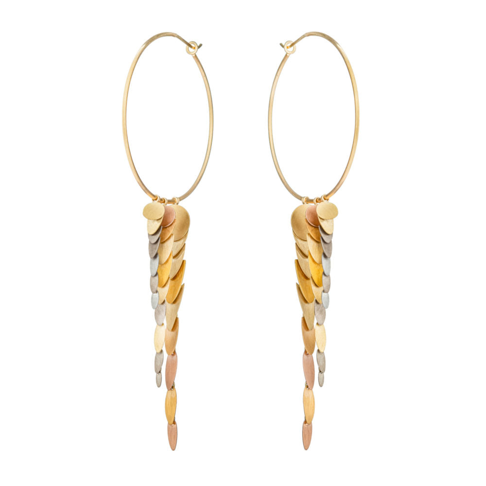 
            
                Load image into Gallery viewer, Angled view of Dancing Trail Earrings by Sia Taylor.
            
        